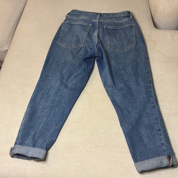 Old Navy High-Rise Curvy OG Straight Classic Blue Women's Jeans - Picture 4 of 6